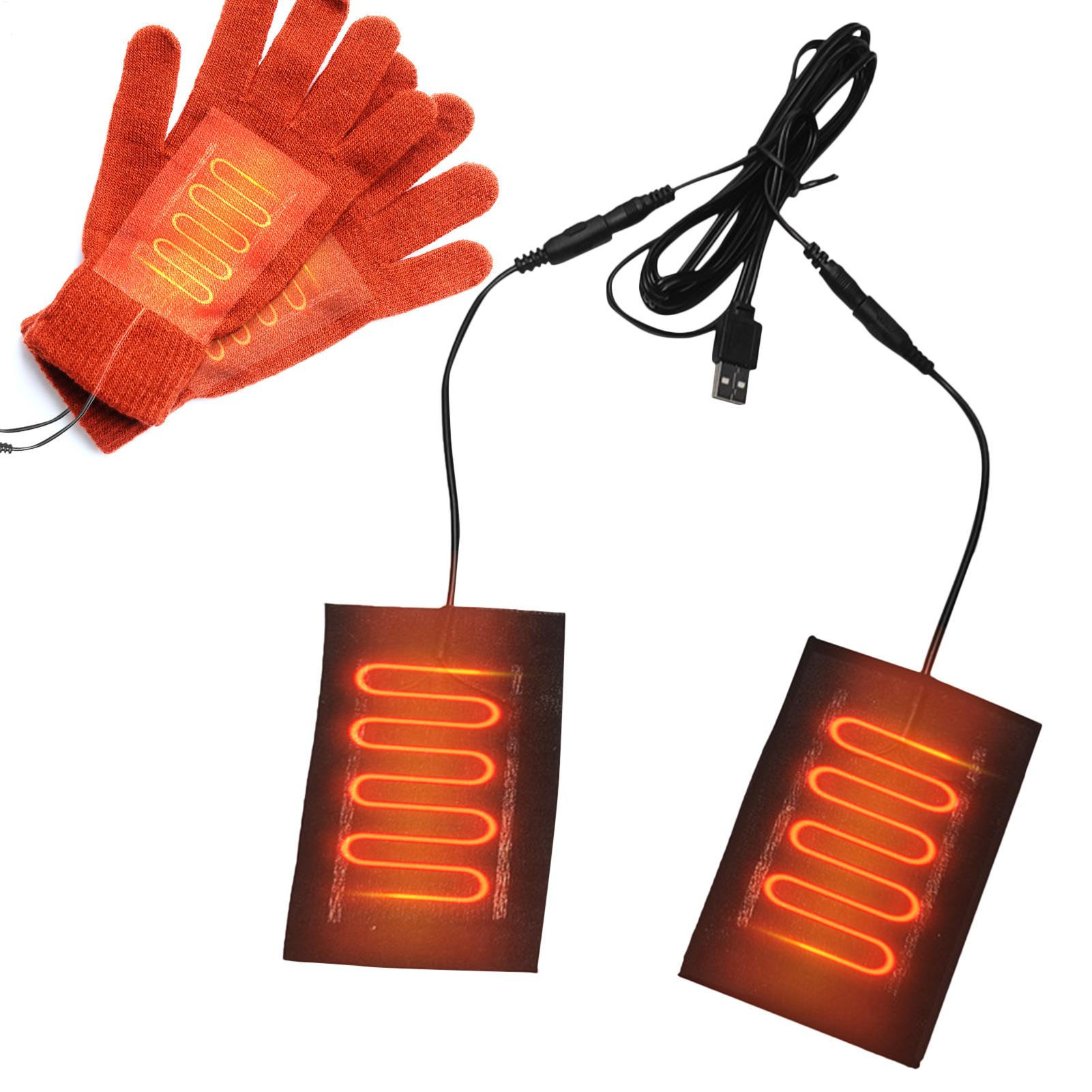 Heated Gloves Electric - Fäustlinge Heizkissen 5 V elektrisch beheiztes