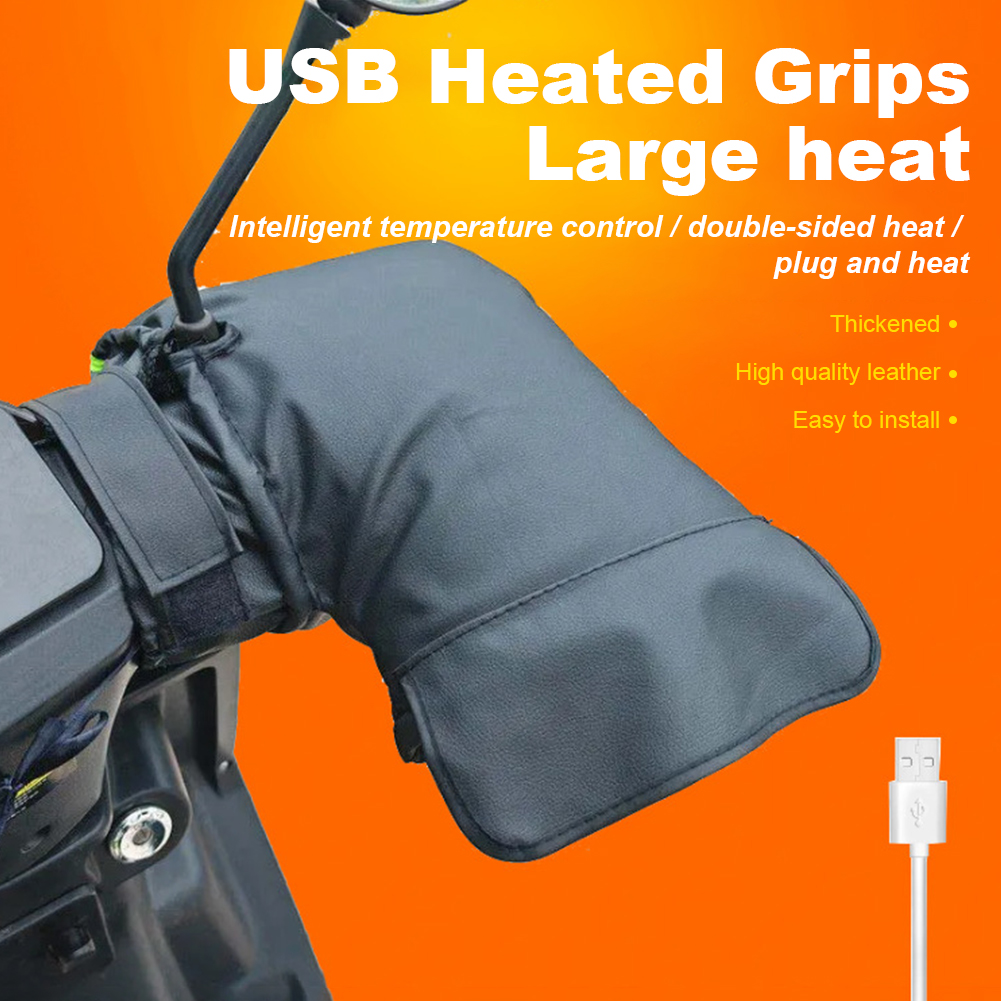 Heated Gloves Electric - Elektrische Heizung, Lenkerhandschuhe, wasserdicht, zum Radfahren,