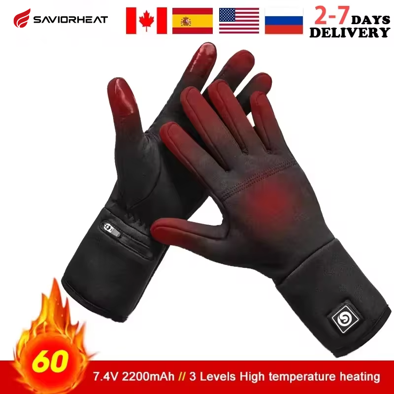 Heated Gloves Electric - Wiederaufladbare elektrische Liner beheizte Handschuhe Winter