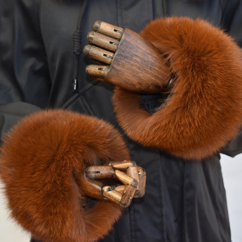 Fuchspelz-Manschetten für Dame – Winter Clothing Pk Bewertung und Preis