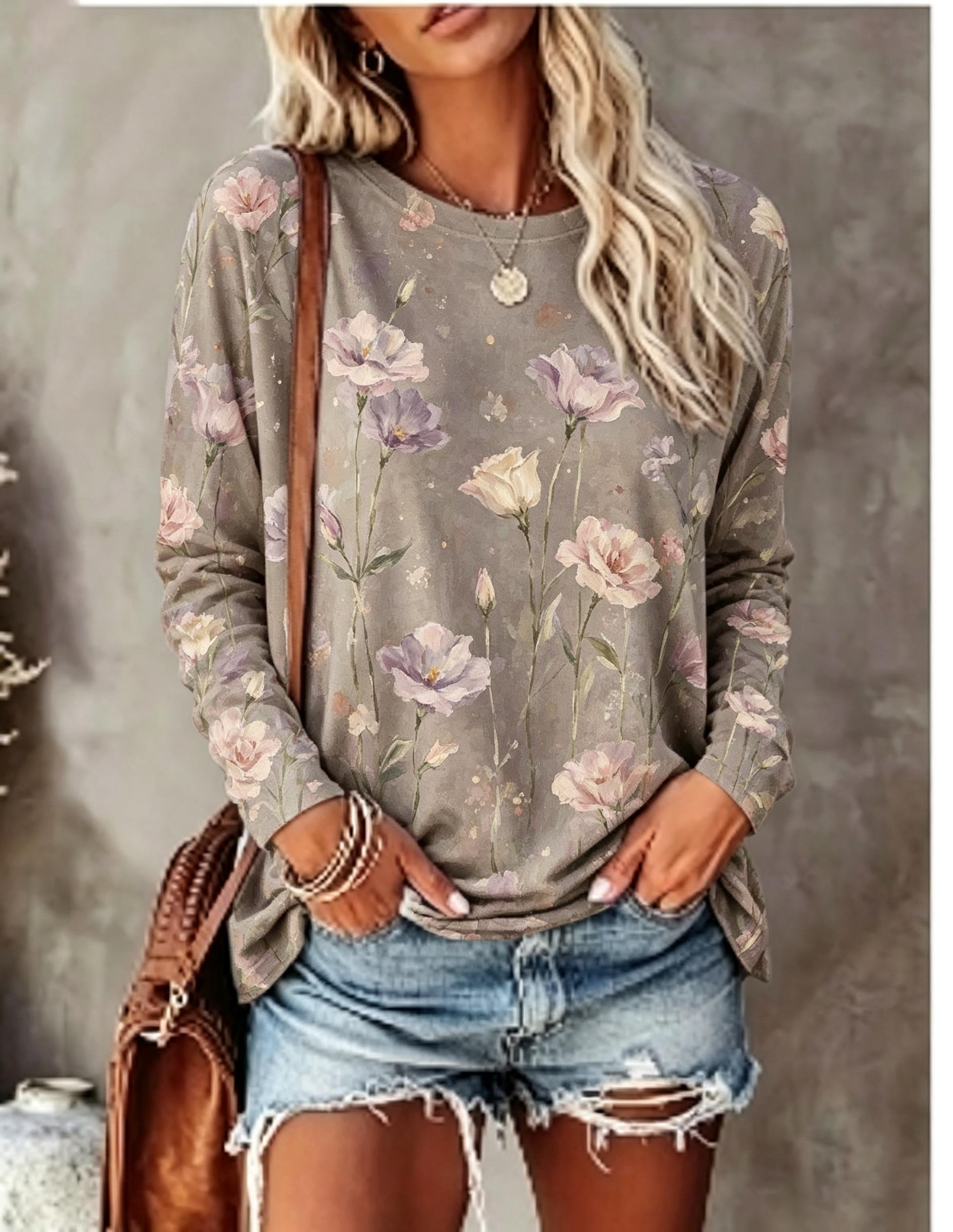 Damen Langarm-T-Shirt mit Ölge – Winter Clothing For Women Bewertung und Preis