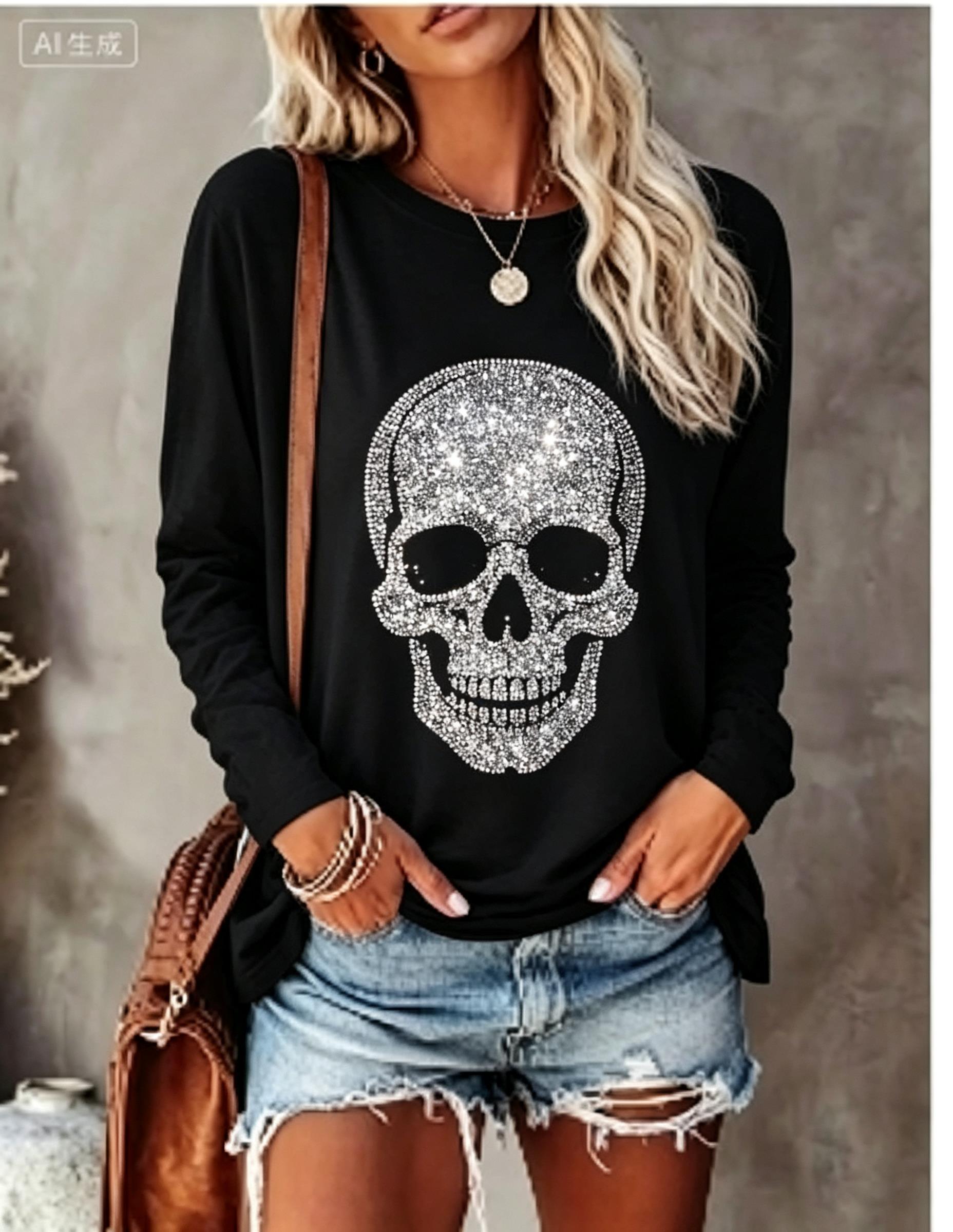 Damen Langarm-T-Shirt mit simu – Winter Clothing For Women Bewertung und Preis