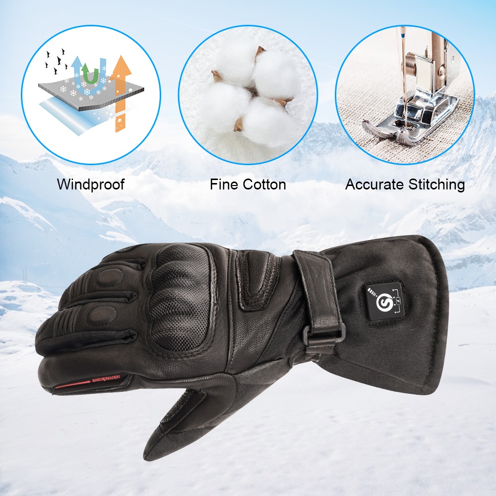 Hochwertige Echtleder-Handschu – Heated Gloves Electric Bewertung und Preis